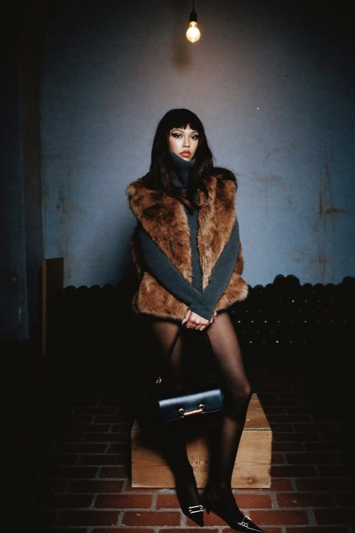 Editorial fashion portrait